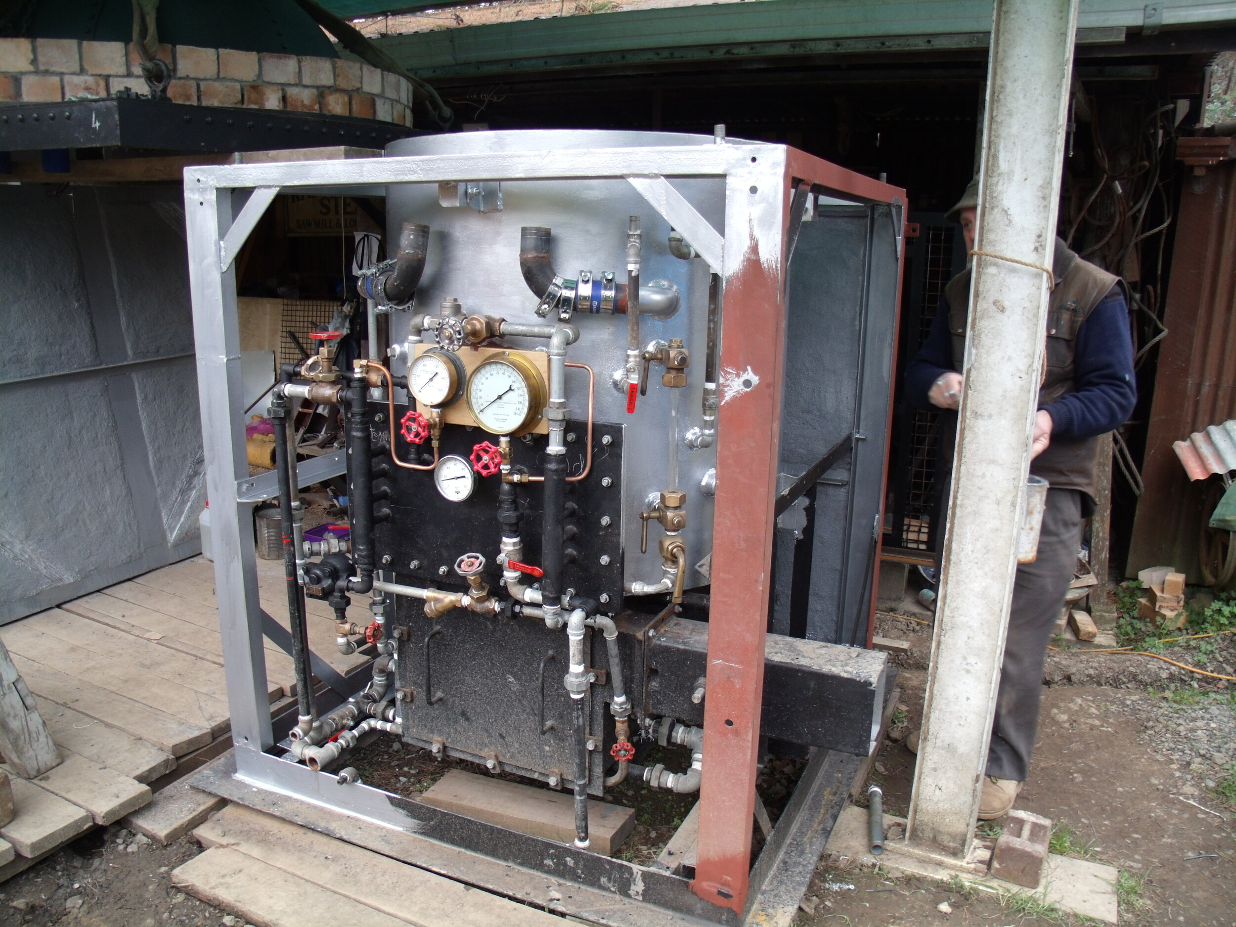 Boiler pipe work and modern instruments