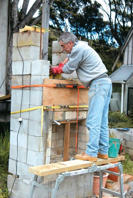 Filling in the throat.