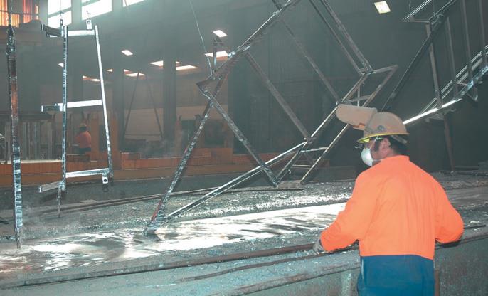 Hot-dip galvanizing.