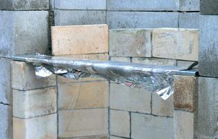 …and add temporary foil.