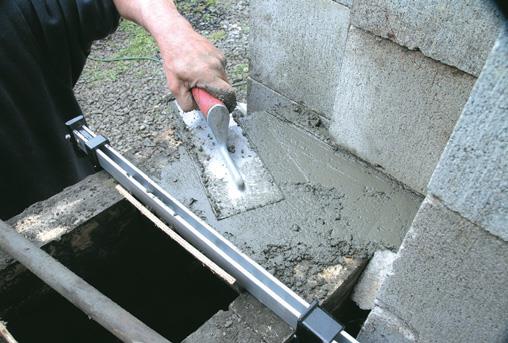 Top of the smoke chamber. Note top of ply forming opening.