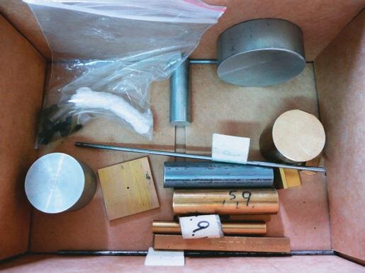 Starting with box of un-machined metal