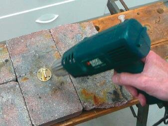 Soft-soldering with heat gun