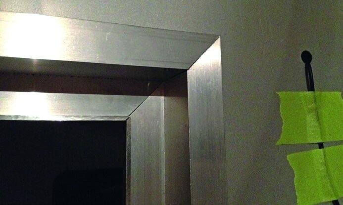 Aluminium door frames