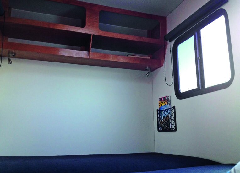 Sleeping, storage, reading