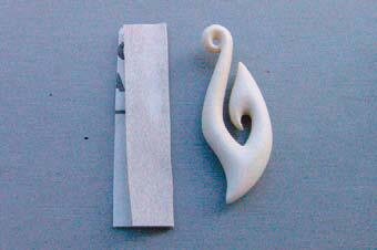 White sandpaper avoids marks