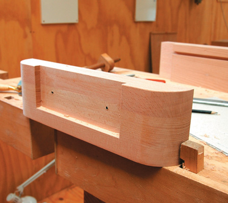 &nbsp;Component for side vice (upside down)