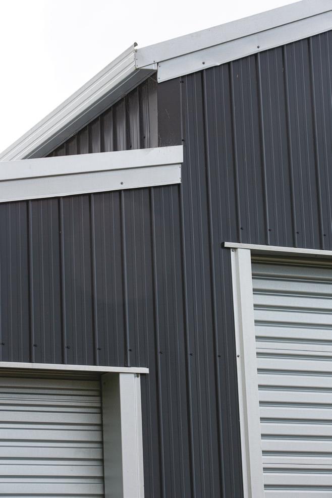 Large and sturdy flashings and gutters