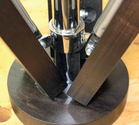 Underside of the fixture.