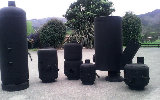 Stuart Guy’s gas bottle stove range