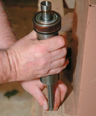 Removing the quill shaft