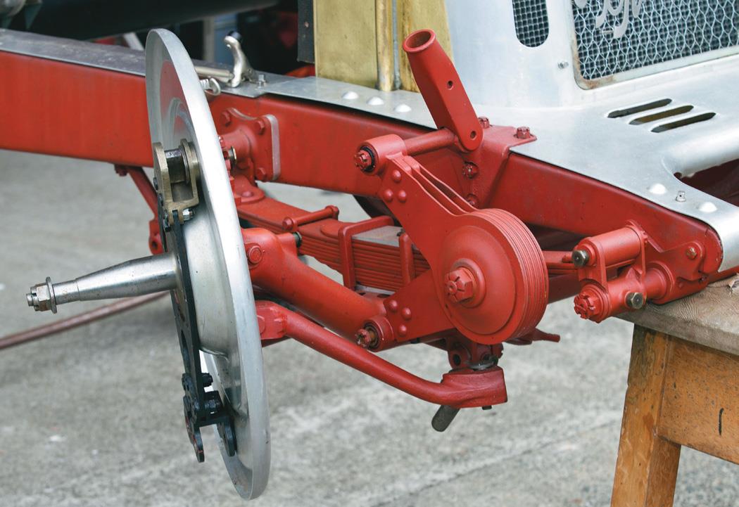 Front suspension detail