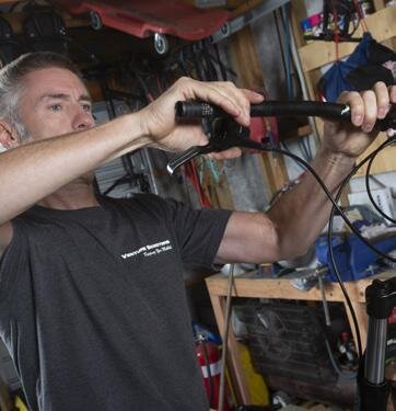 Removing the left-hand shifter