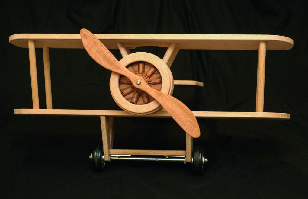 The finished Sopwith Camel ready for play