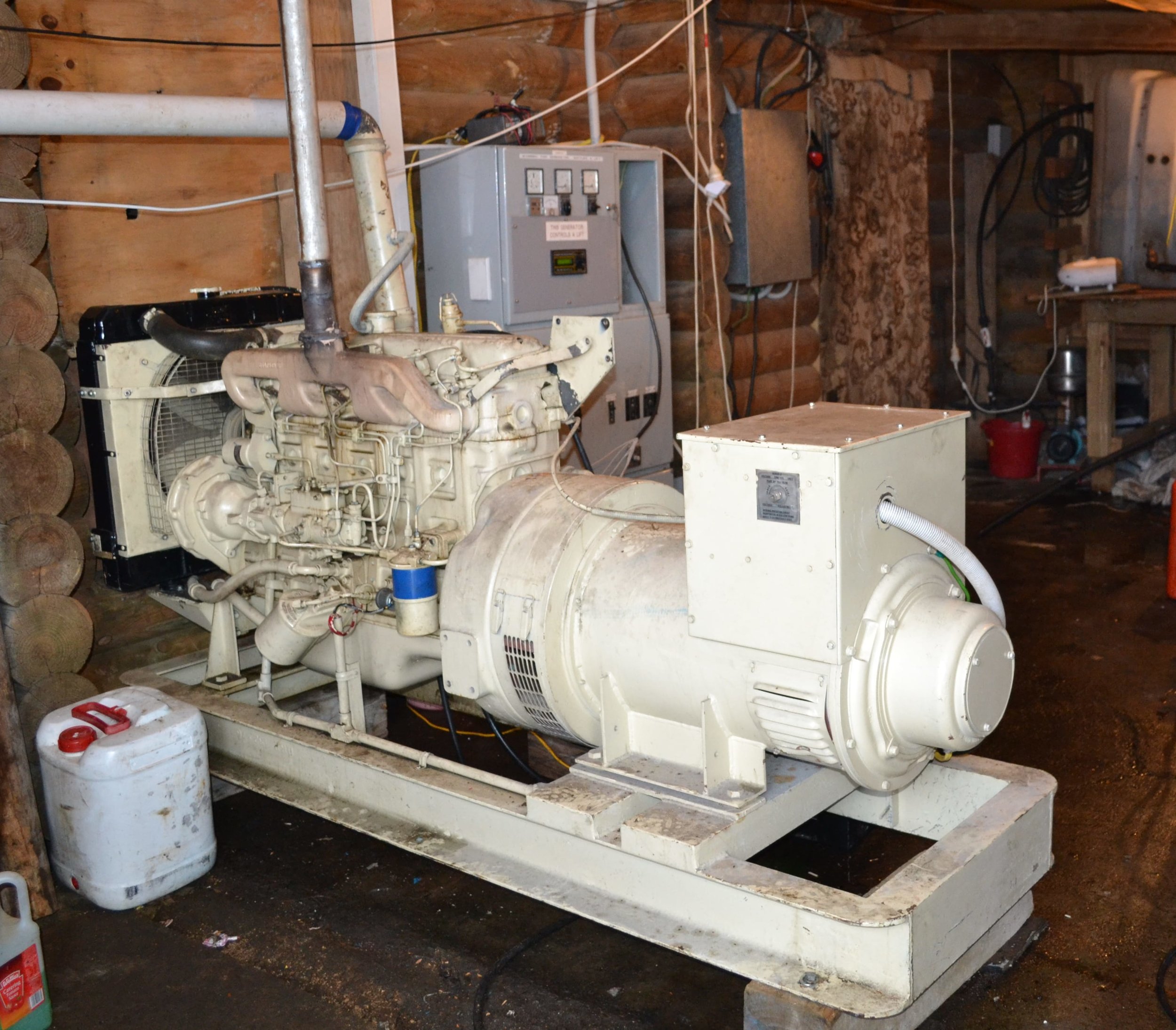 A generator rescued from the basement of a building being demolished after the Christchurch earthquakes