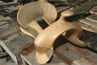 The completed hide cover