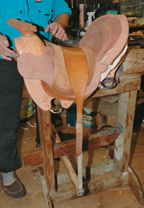 Latex and roughout seat strapped to bond