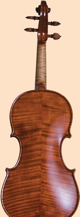 Maple fiddleback stripes.