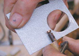 Score plate for bending.