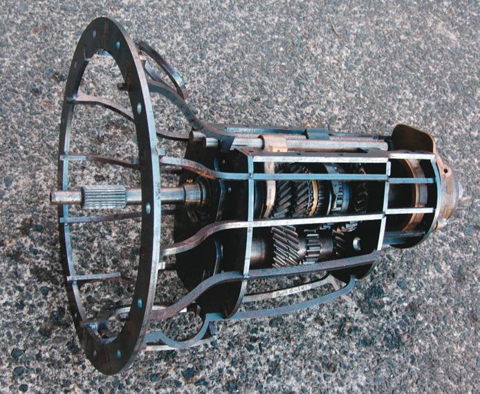 Mocked-up gearbox casing