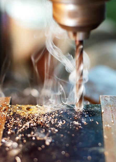 Drilling the end plates