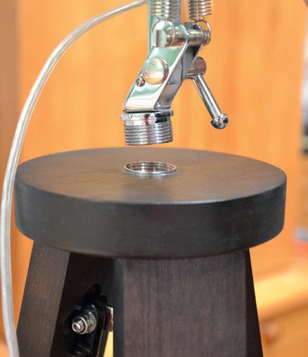 The lamp had a screwed insert…