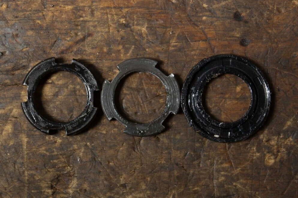 Axle nuts and seal