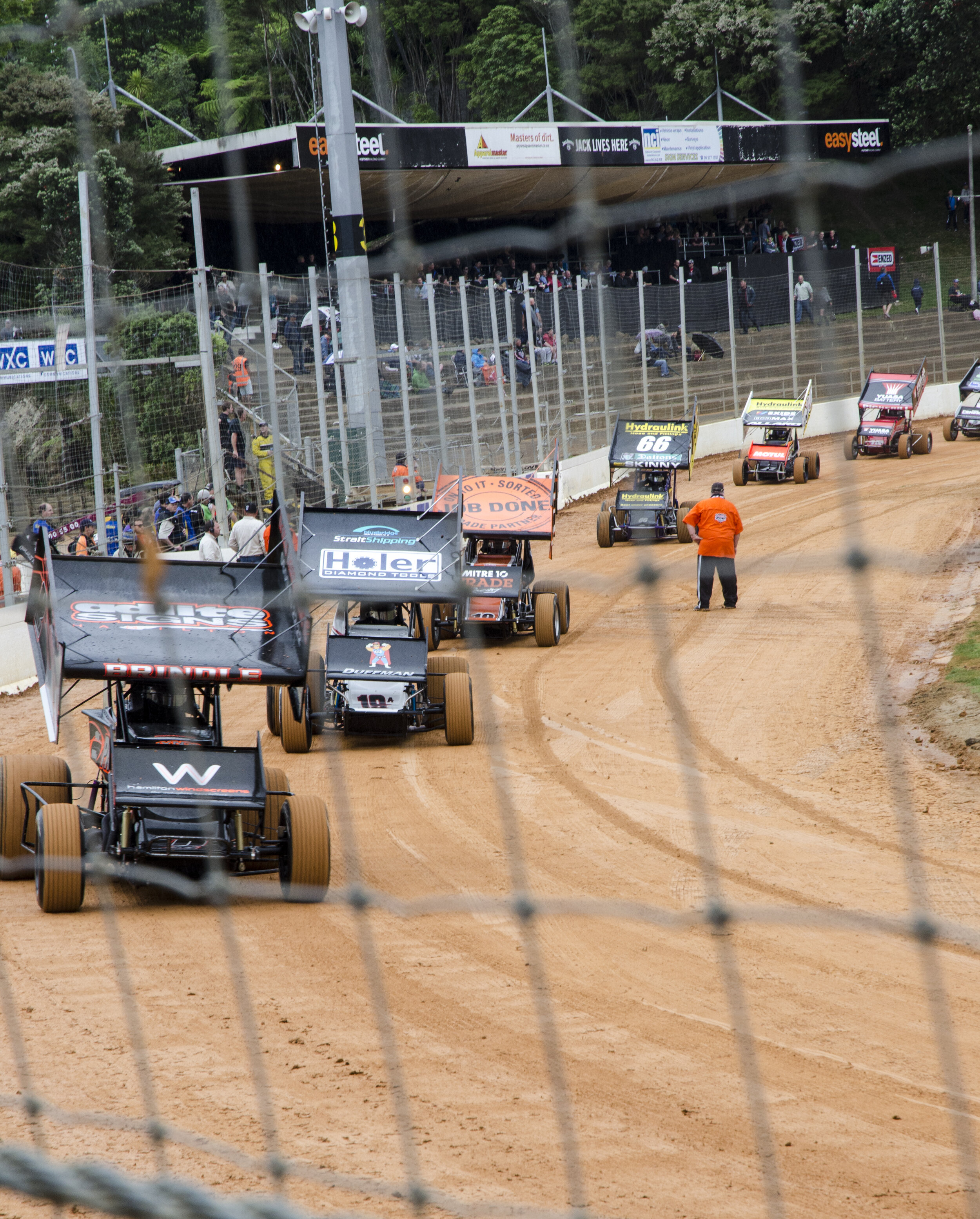 First run on the track