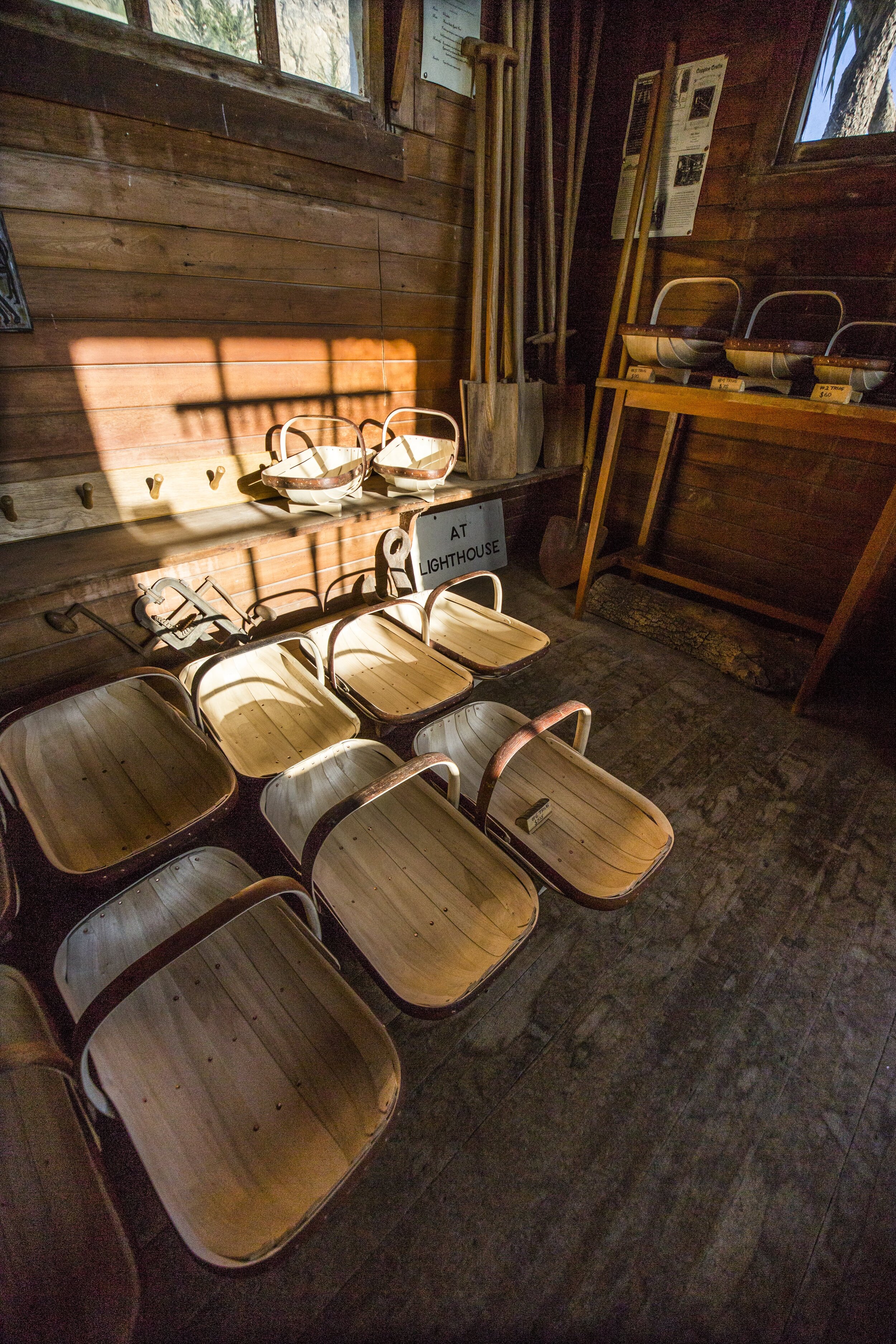 Finished trugs