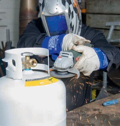 Removing the safety cage for the valve