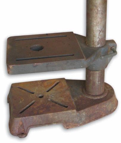 The drill press as it was, prior to refurbishment
