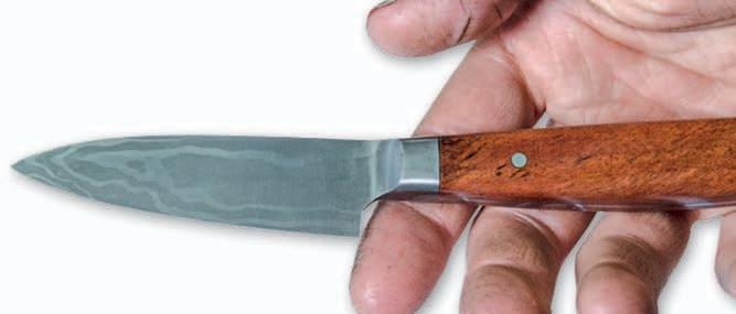 The completed knife