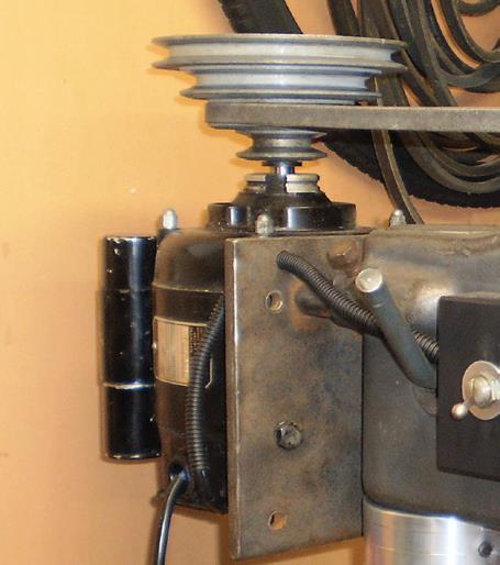 …for tidy 1/3 hp motor.