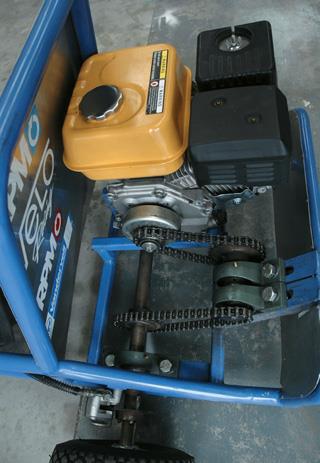 Alignment of engine, clutch and idler shaft.