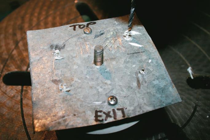 Drilling cap with jig.