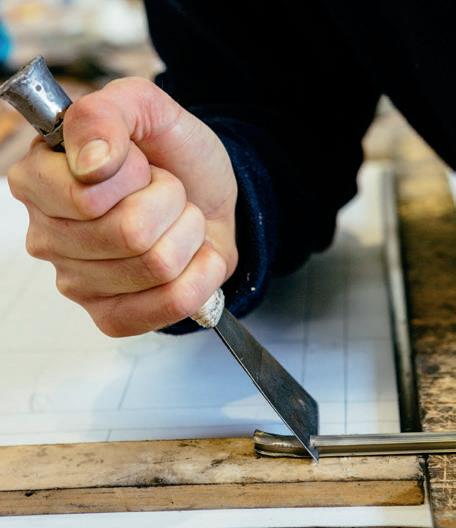 Cutting the lead on an angle