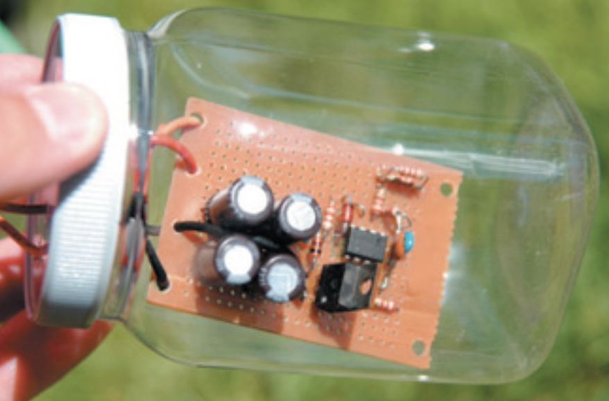 Electronics in a bottle