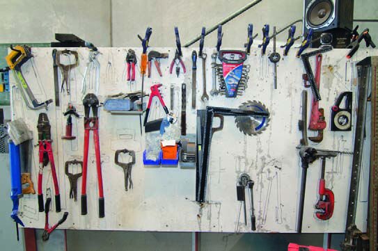 Metalmorphic tool board