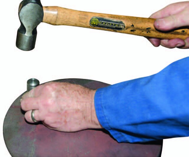 Fitting the hinge pin to the lid