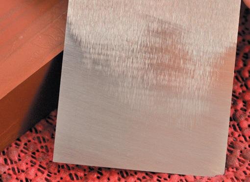 Surface changes to matt grey