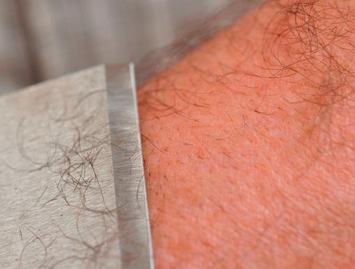 Shaving or just showing off