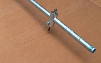 Trammel marks arc