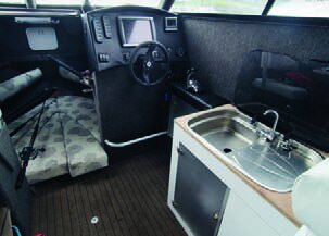 …and his metal fit-out