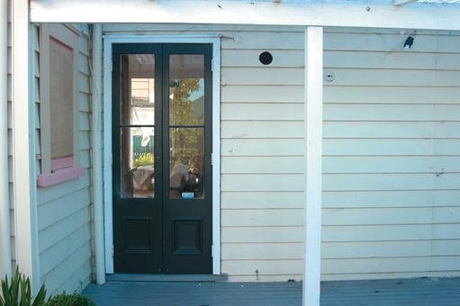 Existing French doors