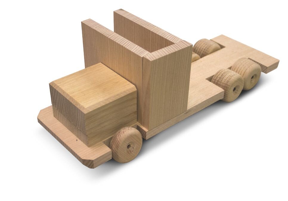Cabin  assembled as square pieces…