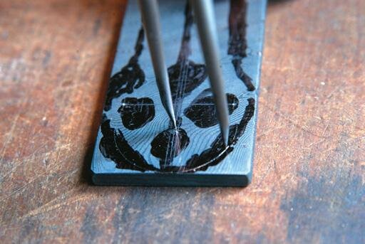 Dividers scribe radius