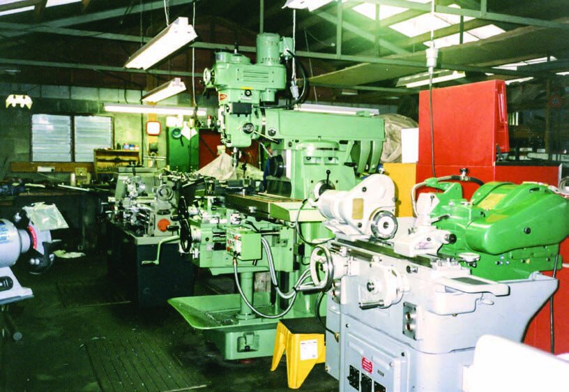 Brian’s workshop in Dannevirke